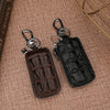 crocodile leather key pouch