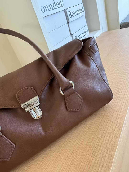 French Genuine Leather Women’s Shoulder Bag