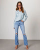 Lightweight Denim Shirt Women Long Sleeve