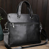 Genuine Leather Men's Office Briefcase Bag