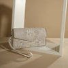 Women Crocodile Leather Wallet Long Clutch Purse