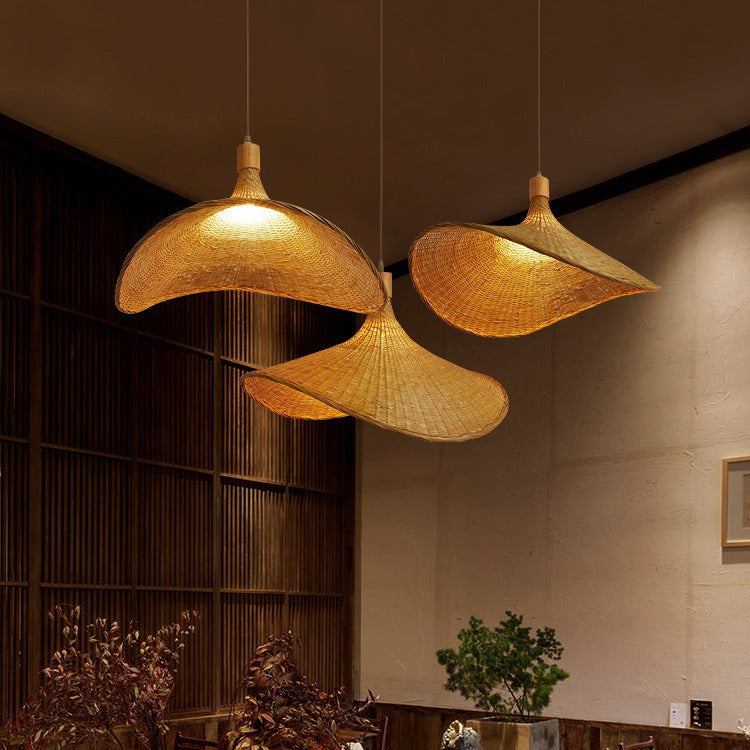 Handmade Woven Rattan Pendant Light
