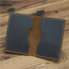 Men’s Crazy Horse Leather Card Holder Wallet in Cowhide