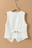 Women's Sleeveless Workwear Vest Tailored Fit for Office & Casual Wear