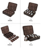 Men’s Leather 8 Slot Luxury Watch Box Travel Case Organizer