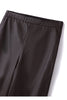 Women’s Brown Stretch Leather Pants High Waisted