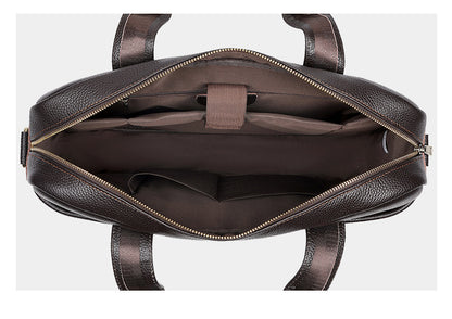 Genuine Leather Business  Office Bag for Men