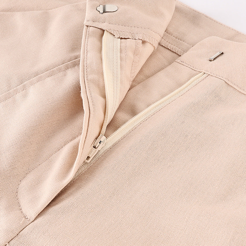 Women Two Piece Set High Waist Shorts and Sleeveless Top Outfit