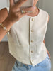 fitted sleeveless vests for women