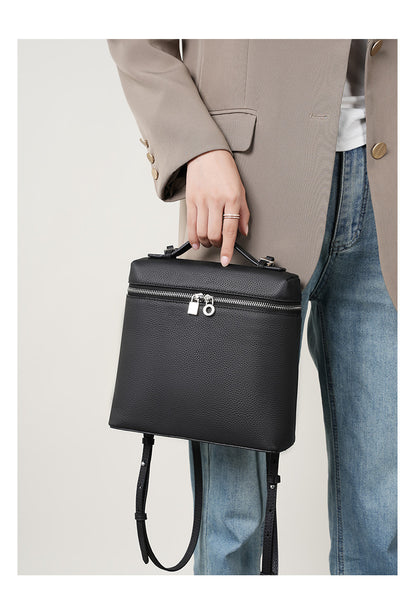 Leather Backpack for Women with Adjustable Straps