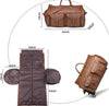 Garment Bag with Wheels for Convertible Suit Travel Storage