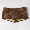 Women Faux Leather Mini Hot Shorts