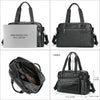 Leather Duffle Bag Large Capacity Travel Weekender