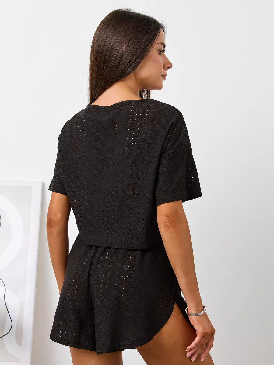 lounge wear sets women top and shorts