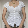 Frill Trim Camisole Tops With Lace