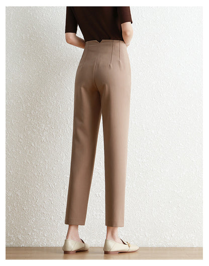 Women's Pleated Straight Leg Pants