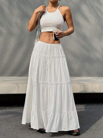 Simple Pleated Skirt Hippy Style Pin