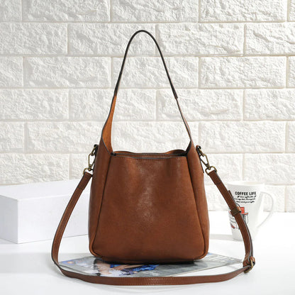 Women Leather Handbag Soft Crossbody Shoulder Bag
