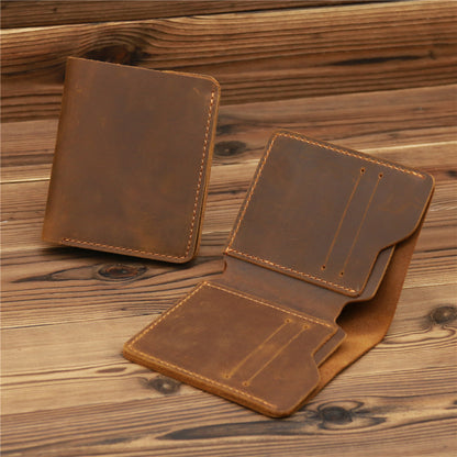 Men’s Leather Bifold Card Holder Wallet