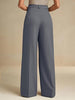 Women's Straight-Leg Beige Trousers