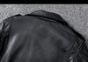 Men’s Slim Fit Motorcycle Leather Jacket