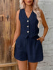 womens 2 piece summer sets vest and shorts