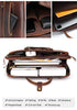 Men’s Leather Shoulder Bag Messenger Briefcase Laptop Bag