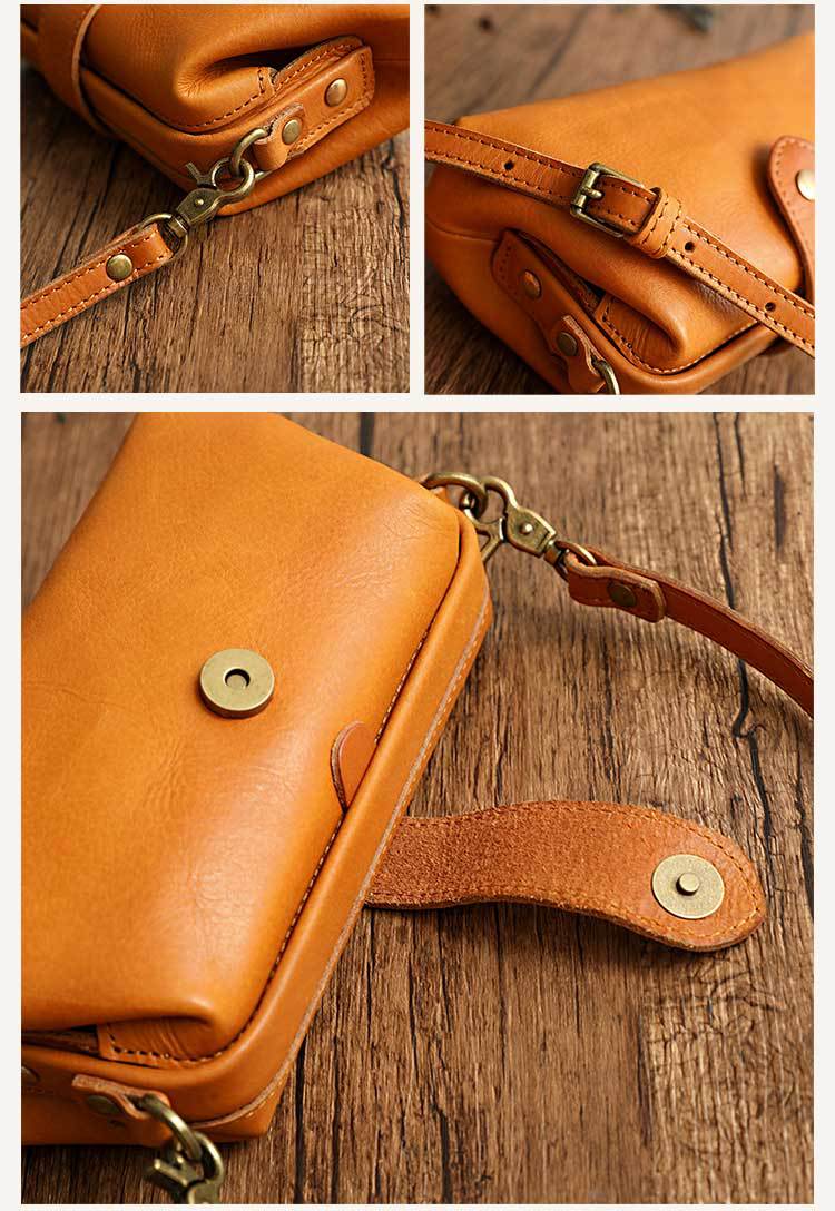 Leather Crossbody Bag for Women Small Shoulder Purse