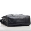 Black Leather Laptop Bag Messenger Shoulder Purse