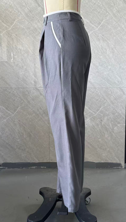Women Wide Leg Suit Pants