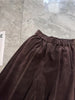 Women’s Suede Pants Wide-Leg Trousers