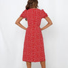 maxi dress with thigh high split sides