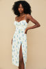 Women Open Shoulder Floral Dress