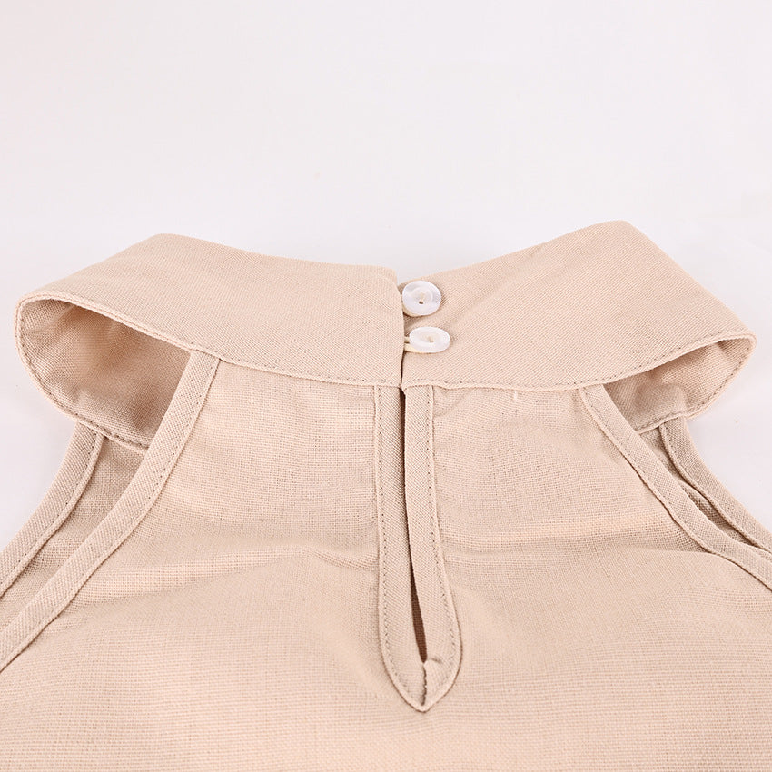 Women Two Piece Set High Waist Shorts and Sleeveless Top Outfit