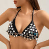 Metal Sequin Star Body Chain Festival Top