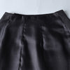 High Waist Sheer Overlay Long Office Skirt