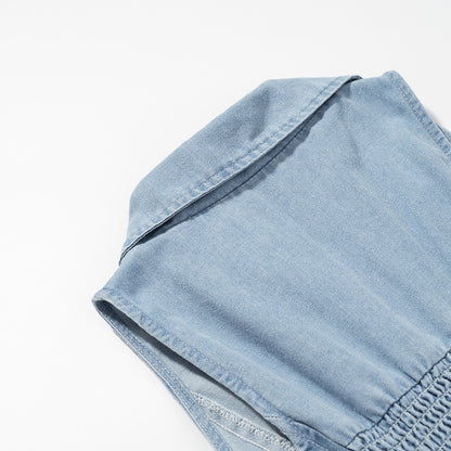 denim overalls dress for women