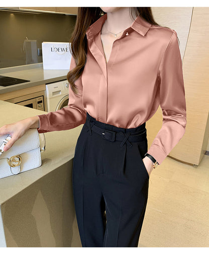 womens business casual long sleeves shirts
