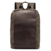 Canvas Laptop Backpack with Luggage Sleeve and 15.6 Inch Storage