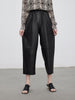 Women Leather Baggy Harem Pants