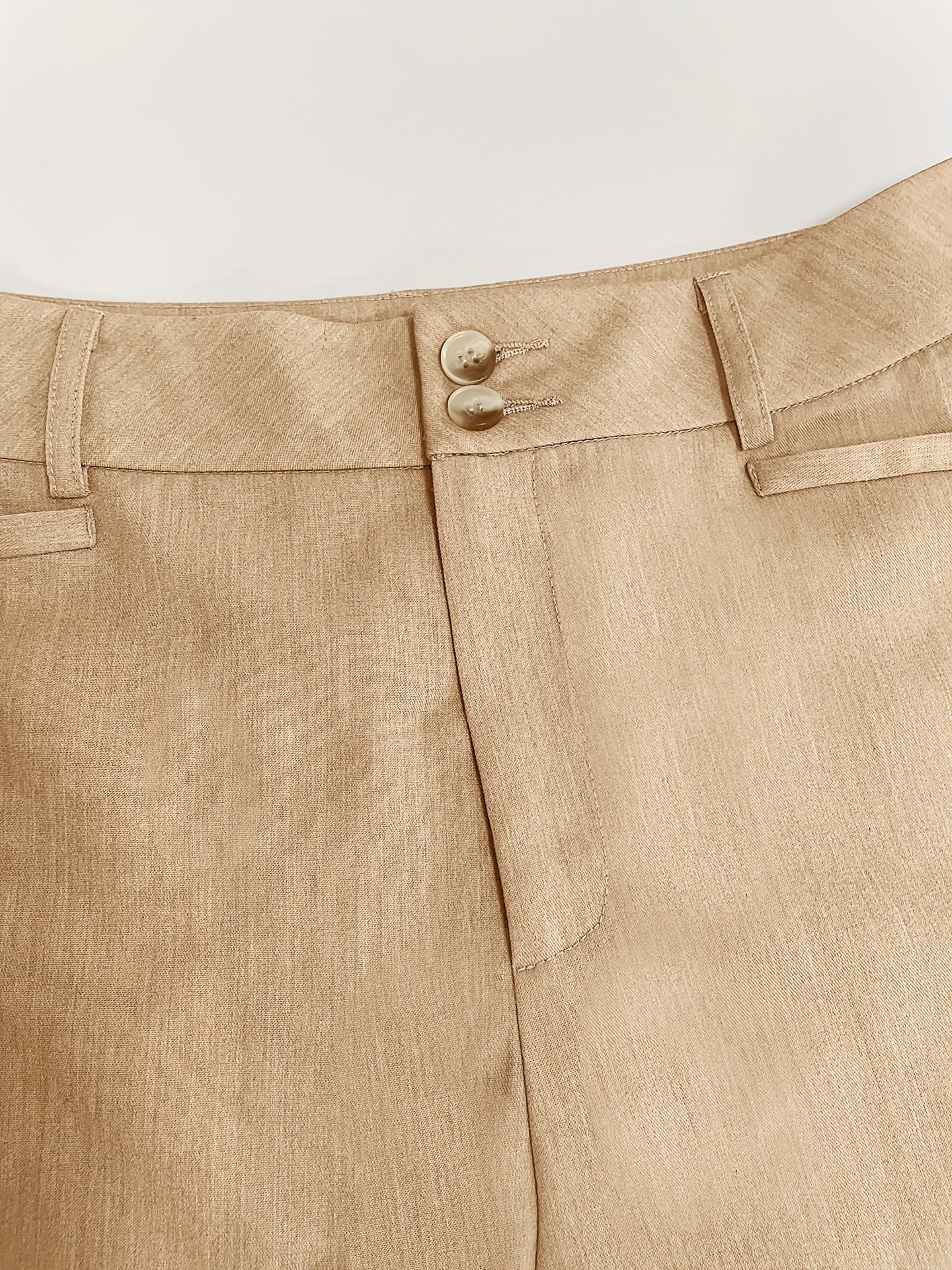 Women’s High Waist Straight Baguette Pants Tapered Long Trousers