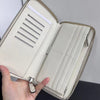 White Genuine Crocodile Leather Long Wallet