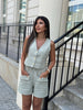 Women Sleeveless Tank Top And Shorts Set