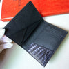 Genuine Crocodile Leather 9 Slot Card Holder