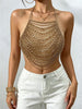 Body Chain Top for Women with Multi-Layer Alloy Links
