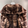 In Stock Women’s Natural Rabbit Fur Coat Winter Jacket
