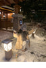 Women’s Full Wool Fur Coat Corn Yellow Shearling Winter Jacket