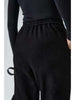 Genuine Suede Pants for Women High Waist Nine-Point Trousers