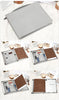 Leather Tablet Organizer for 13-Inch iPad with Crocodile Pattern