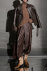 Women Genuine Leather High Waisted Wide Leg Pants